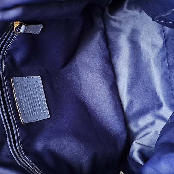 Authentic  Coach Audrey canvas large tote  #19574 EUC RARE  V-G - Picture 10 of 12